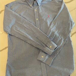 Ralph Lauren Blue Casual Button Down Shirt
